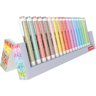 Highlighter Stabilo Swing Cool NatureCOLORS 18 colors deskset