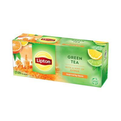 Roheline tee Lipton  Citrus 1,3g*20 tk/pk (ilma ümbrikuta)