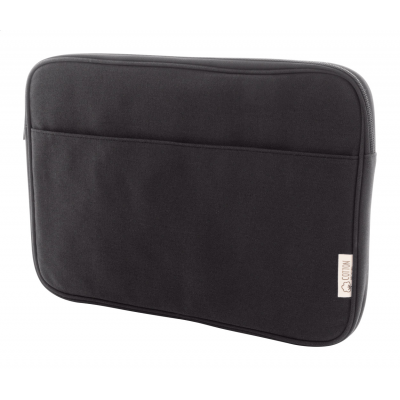 Rebyss Comp recycled canvas laptop bag black