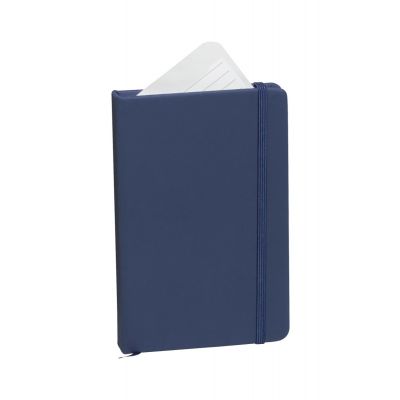 Notebook NOPUK LINE A6, 100 striped sheets, blue