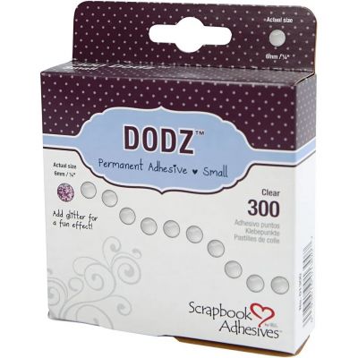 Permanent glue dots 6mm 300pc permanent