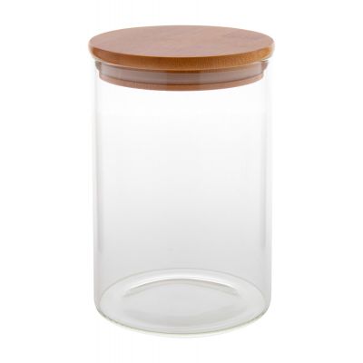 Hoiupurk klaasist  MOMOMI XL 1000 ml, bambuskaanega