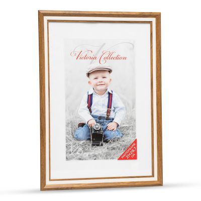 Picture frame Action 2 15x21 brown/white