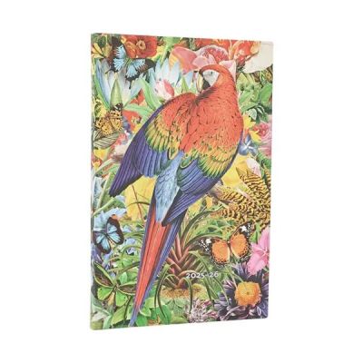 Book Calendar 2026 18 months Paperblanks Tropical Garden Maxi  Week Vertical