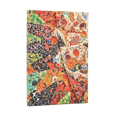 Book Calendar 2026 18 months Paperblanks Gaudi´s Sun Mini Week Horizontal