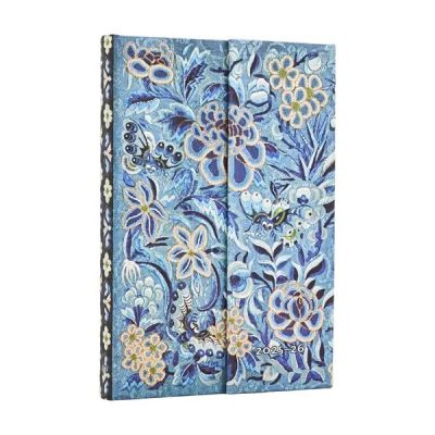 Book Calendar 2026 18 months Paperblanks Blue Willow Mini  Week Horizontal