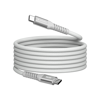USB-kaabel USB-C USB-C 1.2m Verbatim Sync & Charge Magnetic, Hall (PD3.0 ja QC3.0, laadimine kuni 60W, kiirus kuni 480Mbps)