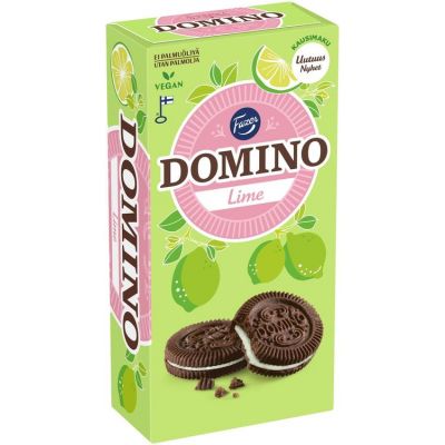 Küpsis Fazer DOMINO laimimaitselise täidisega 350g
