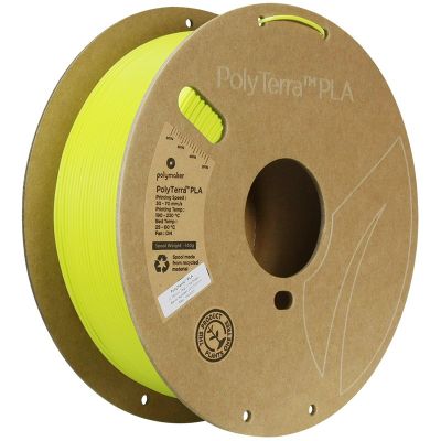 PLA filament 3D-printerile Polymaker PolyTerra, Lime Green,  laimiroheline, 1,75mm, 1kg