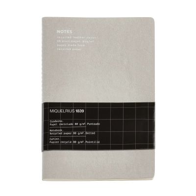 Märkmk A5 48l täppidega B2Basics Dotted Grey Miquelrius