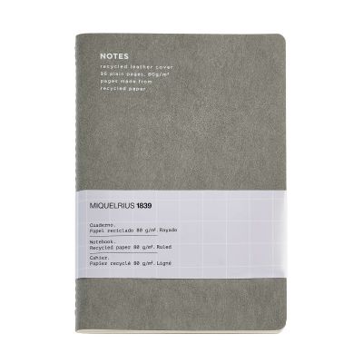 Märkmk A5 48l joon B2Basics Anthracite Miquelrius