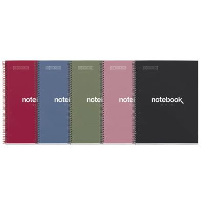 Kaustik A4 80l 5x5 ruut spiraal 4-ne augustus INTENSE EMOTIONS Nb1 assortii Miquelrius