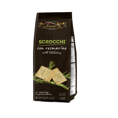 LAURIERI Scrocchi crackers with rosmarino 175g