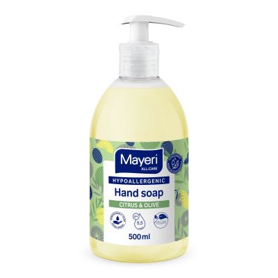 Vedelseep Mayer Sidrun ja Oliiv, pumbaga, hüpoallergeenne 500ml