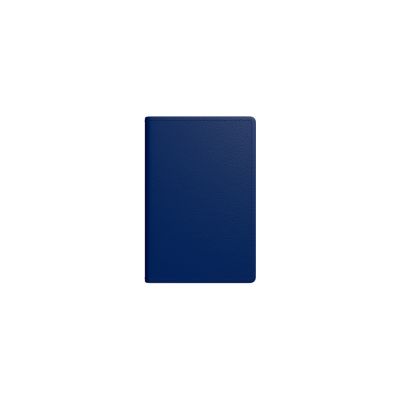 Calendar notebook Spirex dark blue, A6, horizontal weekly content, spiral binding, imitation leather covers