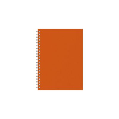 Book calendar CHANCELLOR Spiral Cardboard, Week orange, cardboard covers, spiral binding, weekly content