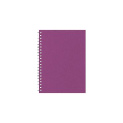 Book calendar CHANCELLOR Spiral Cardboard, Week pink, cardboard covers, spiral binding, weekly content