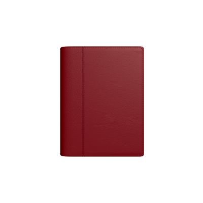 Book calendar CHANCELLOR SpirEx Week burgundy spiral binding, imitation leather covers