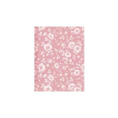 Book calendar Chancellor Trend Day White Flowers, spiral binding, imitation leather cover embossing / screen printing
