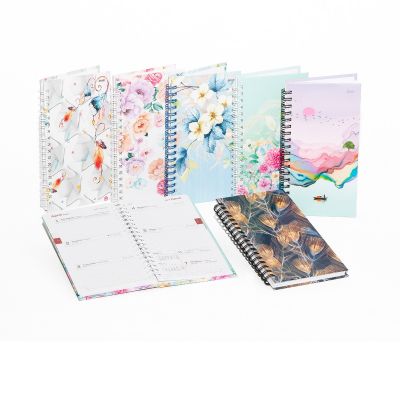 School notebook Midi H Spiral Design 97x168mm