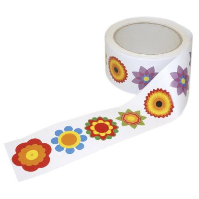Adhesive flowers in rolls, 450 pcs, paper