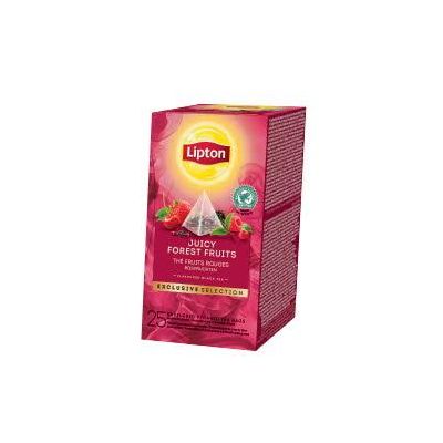 Must tee Lipton metsamarjadega  Juicy Forest Fruits 1,7g*25tk/pk (püramiid, foolium)