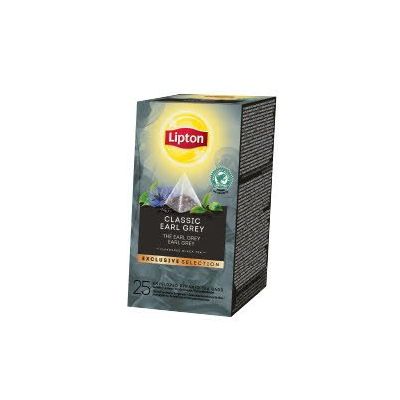 Black tea Lipton Earl Gray 1.8 * 25pcs / pack (pyramid, foil)