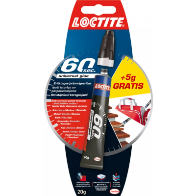 Universal glue LOCTITE 60 sec, 20g gel