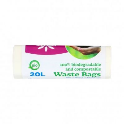 Garbage bag McLean compostable 20l (46x54) 20 mic, 10pcs / roll