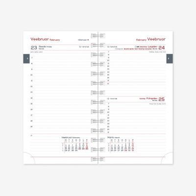 Calendar Content Midi Notebook Spirex Day