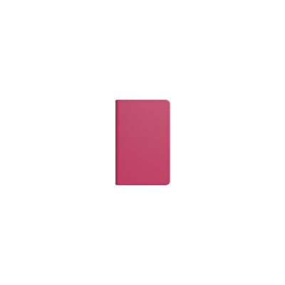 Minimärkmik A8 roosa , horisontaalne nädala sisu, 72x110mm, kõvaköide, kunstnahast kaantega