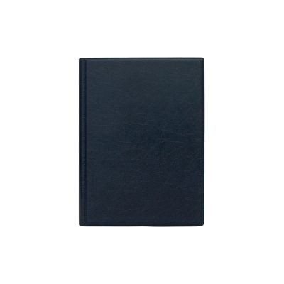 Book calendar Minister PVC Day dark blue, A5, spiral binding, PVC cover, daily content