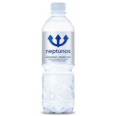 Mineral water NEPTUNAS 0,5l (carbonated, plastic)