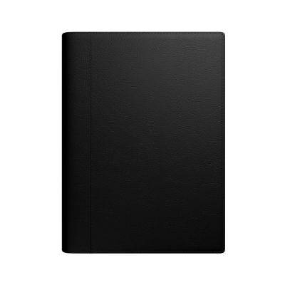 Book calendar A4 PRESIDENT SpirEx black, weekly content vertical, imitation leather cover, spiral binding