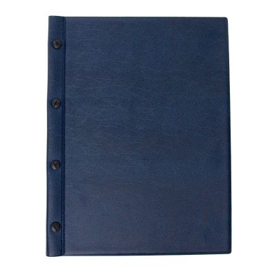 Display book A4, 8 pockets, blue, Prolexplast