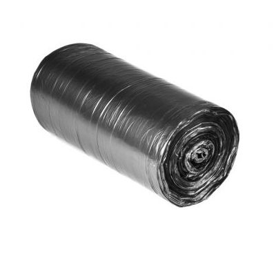 Garbage bag 30l transparent black HD (51x60cm) 8my, 100pcs / roll