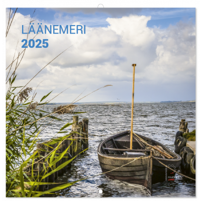 Seinakalender - Läänemeri, ruut (225x225mm) klamberköide 2025a.