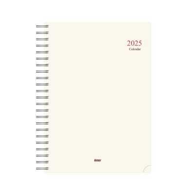 Raamatkalender A4 Senator Spiral  päeva sisu, plastkaantega, spiraalköide 2025a.