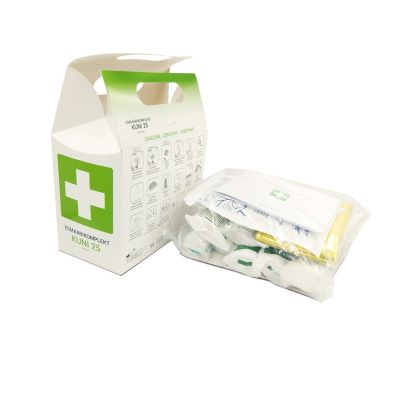 First aid kit for business refill in a minigrip bag (up to 25 employees)
