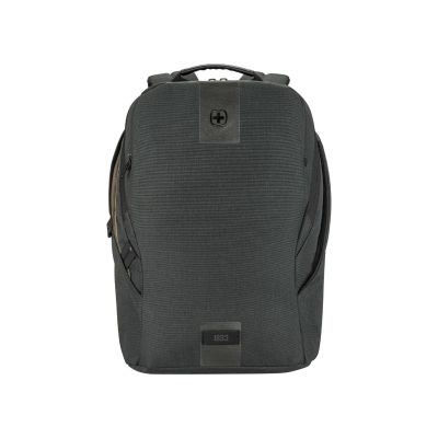 Sülearvuti seljakott Wenger MX ECO Light 16" Laptop Backpack, hall, kolm sektsiooni, 10" tahvelarvuti tasku, 18x31x43cm, 19L